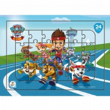 Paw Patrol Taslamalı 24 Parça Frame Puzzle PW7918