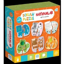 Ca Games Dokulu Puzzle Hayvanlar Eğitici Kutu Oyunları 5126