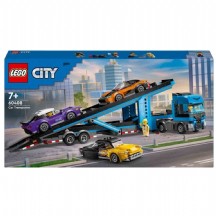 Lego City Spor Arabalı Araç Taşıma Kamyonu 60408