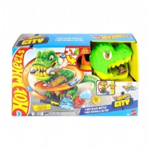 Hot Wheels T-Rex ve İtfaiye İstasyonu Oyun Seti  JBM73