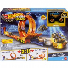 Hot Wheels Monster Trucks Döngü ve Takla Bigfoot Oyun Parkuru JBX64