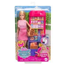 Barbie ve Teresa'nın Dostluk Tarifi Malibu Markette Bebek ve Oyun Seti JCT05