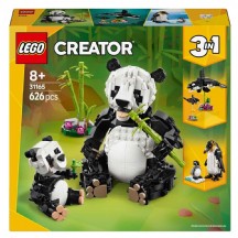 Lego Creator 3'ü 1 Arada Vahşi Hayvanlar Panda Ailesi 31165