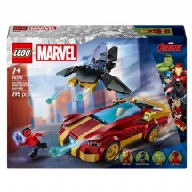 Lego Marvel Iron Man Arabası ile Black Panther, Red Hulk’a Karşı 76310