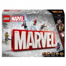 Lego Marvel Logosu ve Minifigürleri 76313