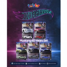 Hot Wheels Mustang 60 Years 5'Li  Set GRT01