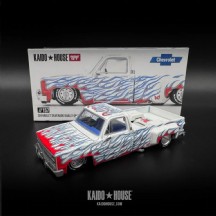 Mini GT 1/64 Chevrolet Silverado Dually on Fire V2 KHMG157