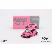 Mini GT 1/64 ABARTH 595 LB-WORKS x Abas Works Pink MGT00851
