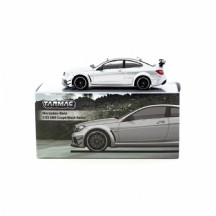 Tarmac Works 1/64 Mercedes-Benz C 63 AMG Coupé Black Series Silver Metallic - GLOBAL64
