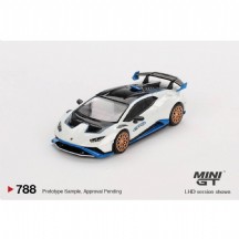 Mini GT 1/64 Lamborghini Huracán STO Bianco Asopo mgt00788