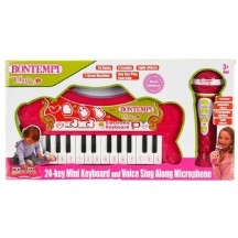 Sunman Bontempi Işıklı Mini Elektronik Org Mikrofonlu Karaoke Seti S01002172