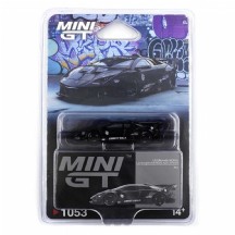 Mini GT 1/64 Lamborghini LB-Silhouette WORKS MURCIELAGO GT Evo Black - Blister Paket MGT01053-BL